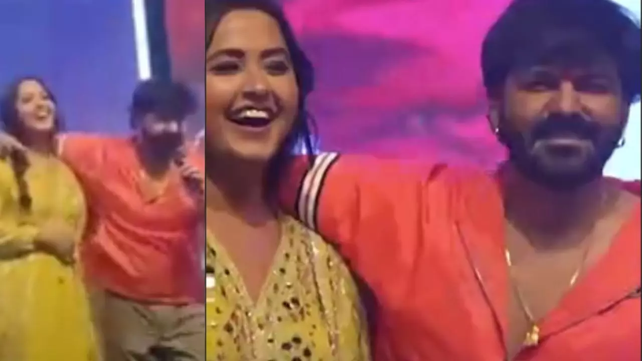 पवन सिंह और काजल राघवानी की दिखी कमेस्ट्री, पावर स्टार ने खुलेआम एक्ट्रेस को गले लगाया और....वीडियो देखें पवन सिंह और काजल राघवानी की दिखी कमेस्ट्री, पावर स्टार ने खुलेआम एक्ट्रेस को गले लगाया और....वीडियो देखें