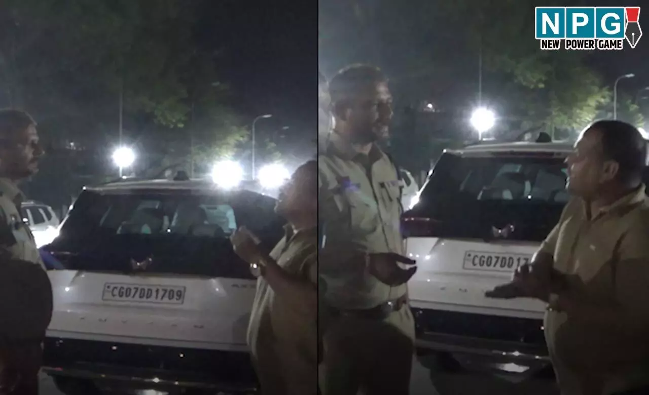 Raipur News: मैं प्रदेश पदाधिकारी हूँ, नशे में कार चलाते पकड़ाए युवक का बवाल, ट्रैफिक निरीक्षक को दी धमकी, बोला-अब मैं पूरा अंजाम यहीं आप लोगों को भुगताउंगा... Raipur News: मैं प्रदेश पदाधिकारी हूँ, नशे में कार चलाते पकड़ाए युवक का बवाल, ट्रैफिक निरीक्षक को दी धमकी, बोला-अब मैं पूरा अंजाम यहीं आप लोगों को भुगताउंगा...