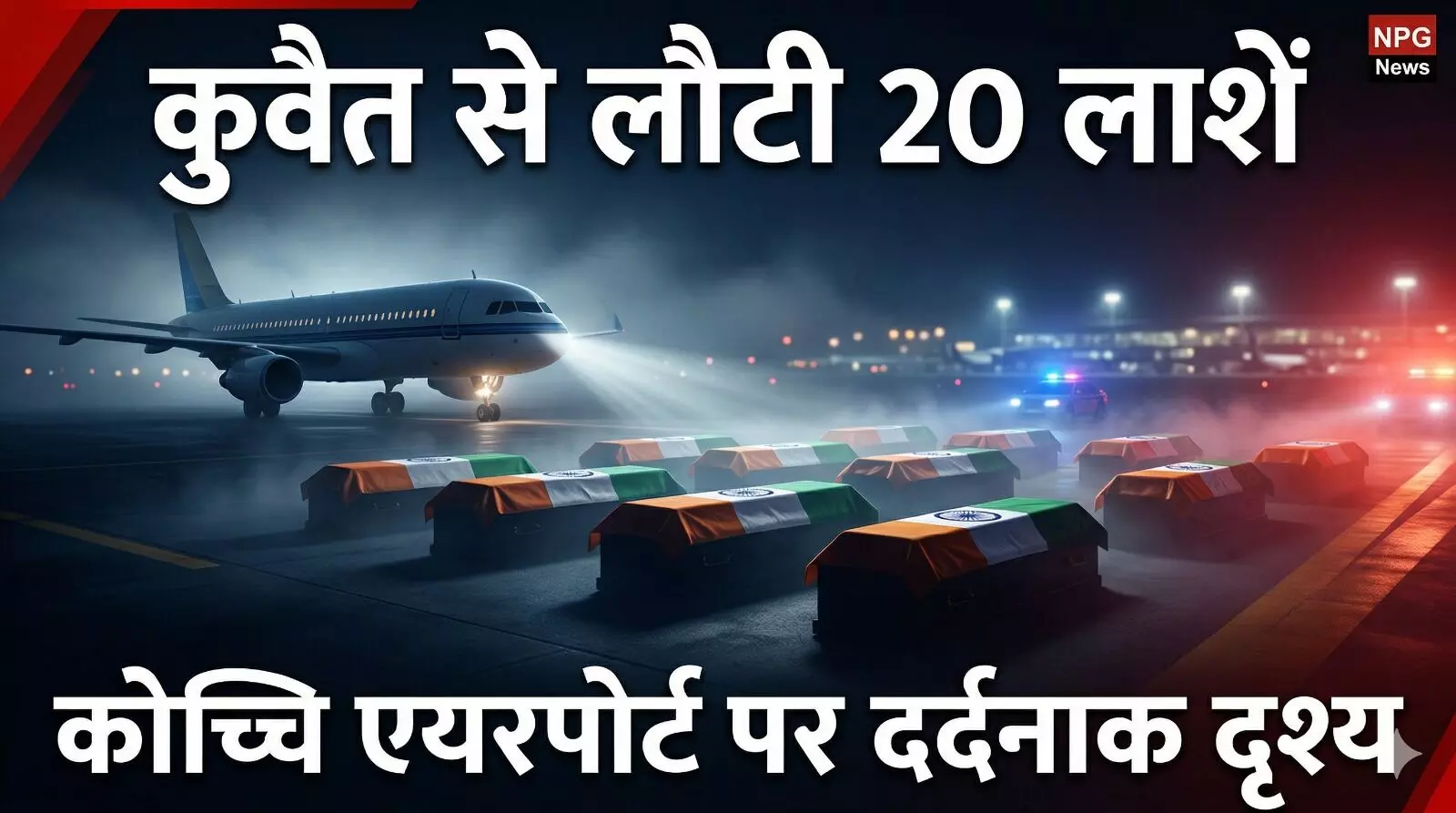 Kochi Airport: अपनों के शव देख रो पड़ा देश, कुवैत से 20 भारतीयों की डेड बॉडी लेकर कोच्चि पहुंची स्पेशल फ्लाइट, जानिए पूरा मामला! Kochi Airport: अपनों के शव देख रो पड़ा देश, कुवैत से 20 भारतीयों की डेड बॉडी लेकर कोच्चि पहुंची स्पेशल फ्लाइट, जानिए पूरा मामला!