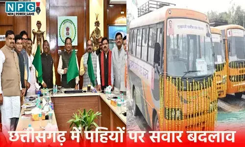 छत्तीसगढ़ में पहियों पर सवार बदलाव, मुख्यमंत्री ग्रामीण बस सेवा से बदलता ग्रामीण छत्तीसगढ़