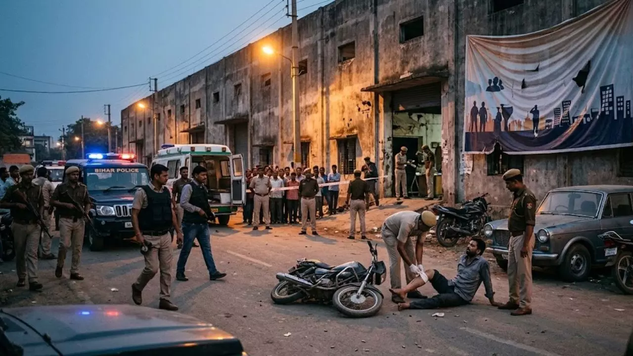 बिहार में एनकाउंटर...पुलिस और अपराधियों के बीच चलीं गोलियां, एक बदमाश घायल, 2 करोड़ के सोना लूटकांड में कार्रवाई