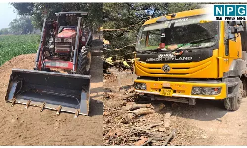 अवैध रेत परिवहन और संग्रहण पर प्रशासन का प्रहार, रेत के 6 अवैध भंडारण वाली ढेरियां जप्त, हाइवा व ट्रैक्टर भी जप्त