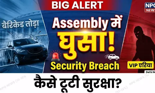 दिल्ली विधानसभा में बड़ी सुरक्षा चूक: नकाबपोश ने तोड़ा विधानसभा का बैरिकेड, कार लेकर अंदर घुसा शख्स, स्पीकर के दफ्तर के बाहर रखा गुलदस्ता