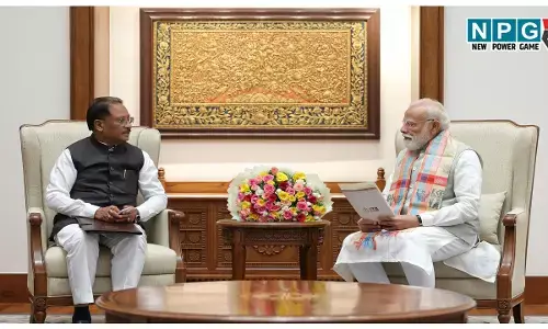 पीएम से मुलाकातः छत्तीसगढ़ के सीएम विष्णुदेव ने दिल्ली के सेवा तीर्थ में पीएम नरेंद्र मोदी से की मुलाकात, बस्तर के विकास पर गंभीर चर्चा