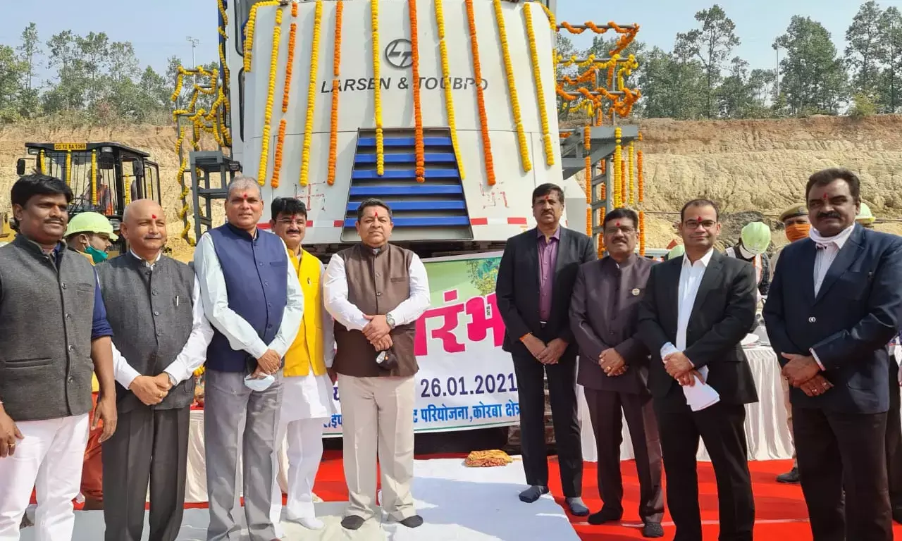 SECL ब्रेकिंग: कोरबा की सरायपाली माइन में कोयला उत्पादन प्रारंभ, CMD एपी पंडा बोले…सरायपाली माइन देश की कोयला आपूर्ति में अहम भूमिका निभाएगा