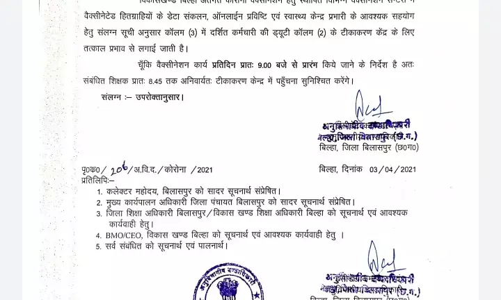 धीरेंद्र पांडेय डयूटी से हुए संक्रमित…कलेक्टर से मांग, कोरोना वारियर्स मानकर लगाएं डयूटी, सुविधा के बिना शिक्षको की डयूटी का करेंगे विरोध