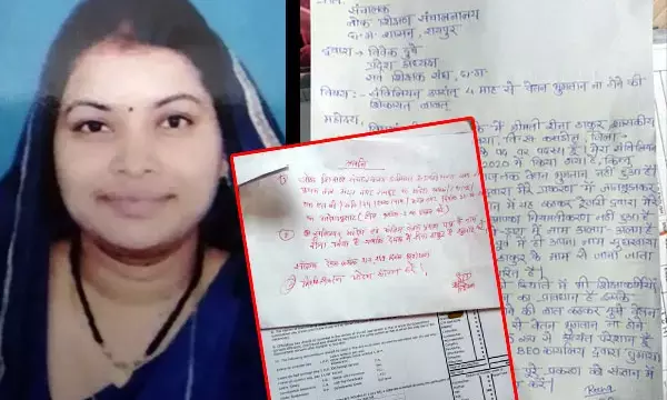 महिला शिक्षिका पर भी नहीं तरस आया अधिकारियों को…. नियमों को तोड़ मरोड़ कर ऐसा किया परेशान कि 4 माह से नहीं मिला है वेतन….. अब डीपीआई से सर्व शिक्षक संघ के प्रदेश अध्यक्ष ने की पूरे मामले की लिखित शिकायत