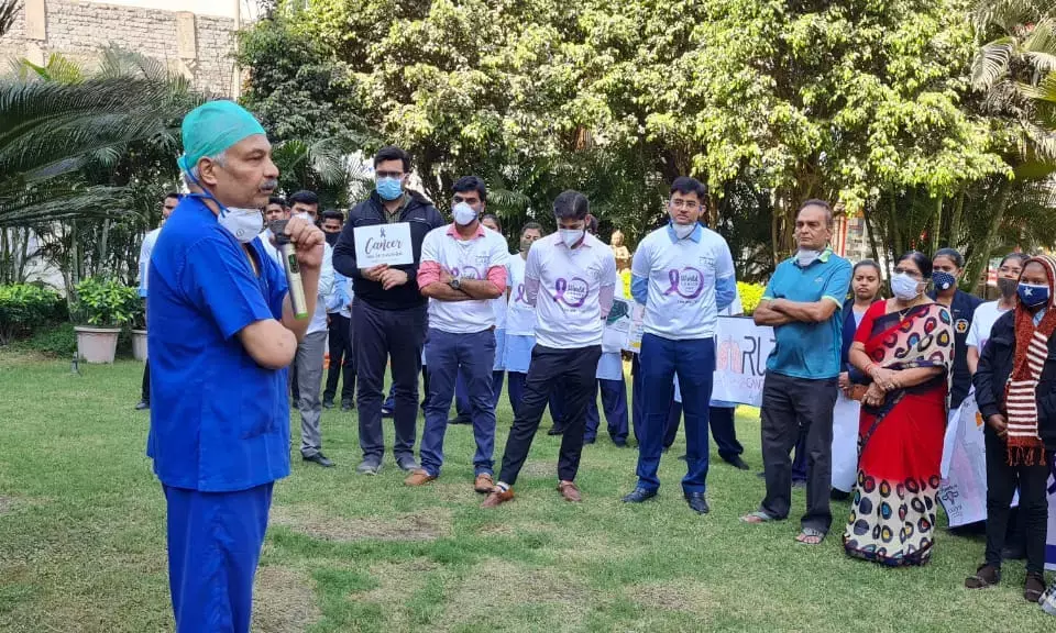 रामकृष्ण केयर हॉस्पिटल में कैंसर जागरुकता पर ‘कैंसर वॉक’ का आयोजन…