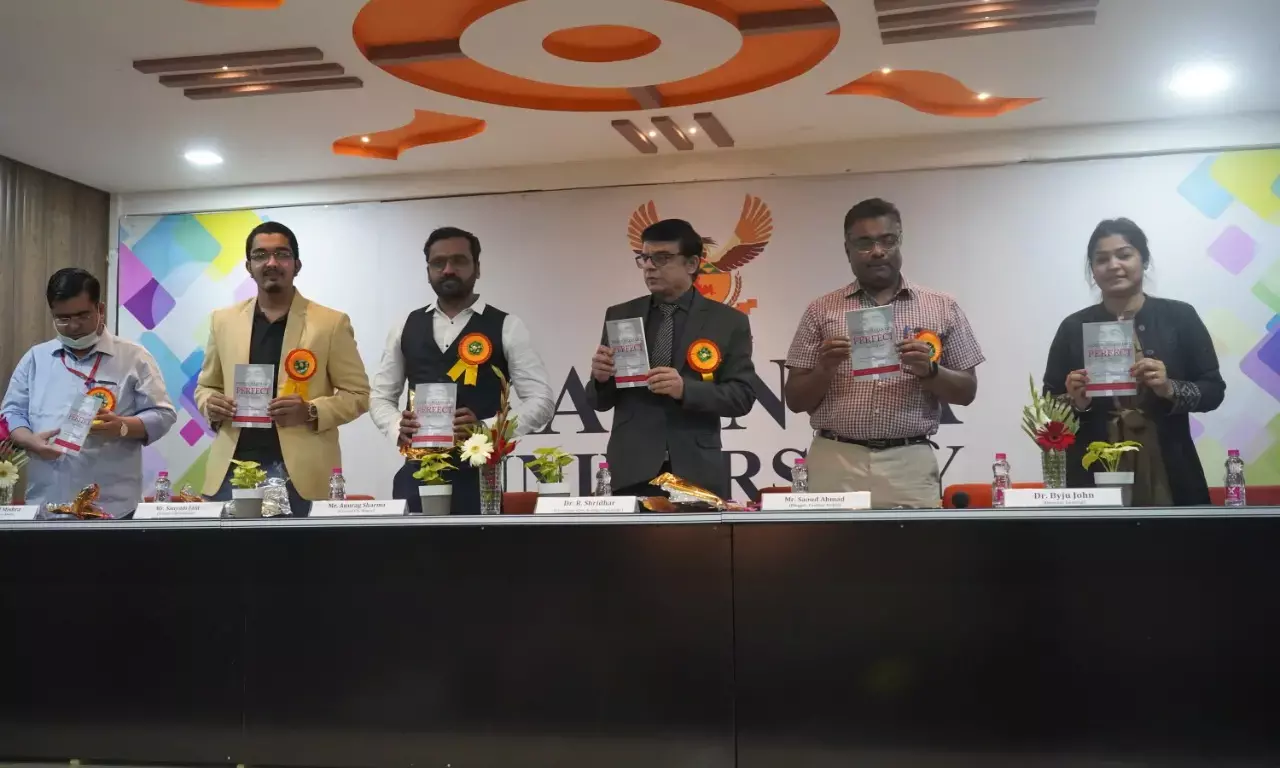 कलिंगा विश्वविद्यालय में ‘‘पैशन मेक लाइफ परफेक्ट’’ पुस्तक का विमोचन 