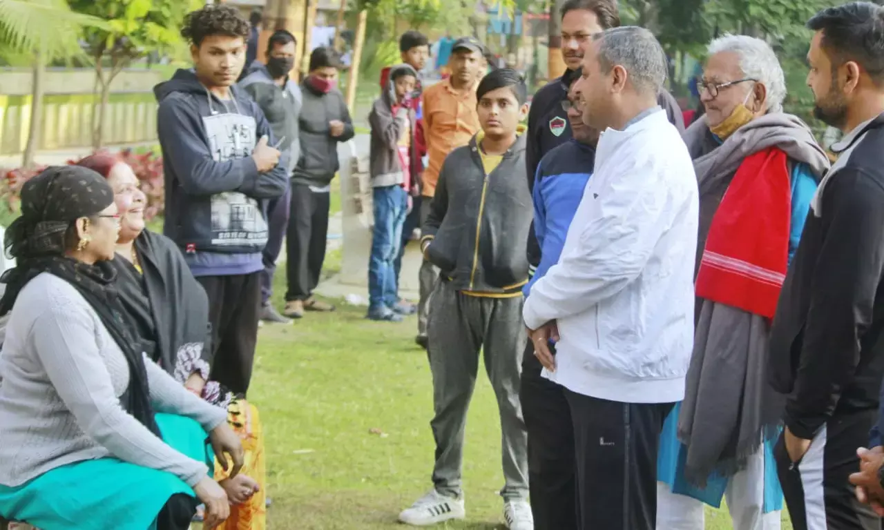 ….जब गार्डन में सुबह-सुबह लगी विधायक शैलेश पांडेय की चौपाल…..लोगों ने रख दी समस्याओं की लंबी लिस्ट…विधायक बोले- जिला-निगम स्तर की समस्याओं का तुरंत होगा समाधान