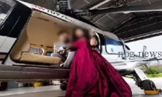 CM के हेलीकॉप्टर में शादी की शूटिंग मामला : …. जानिये कौन है वो कपल, जिसके लिए खोल दिया गया स्टेट हैंगर… मुख्यमंत्री के हेलीकॉप्टर में जोड़े ने कराया था रोमांटिक फोटोशूट