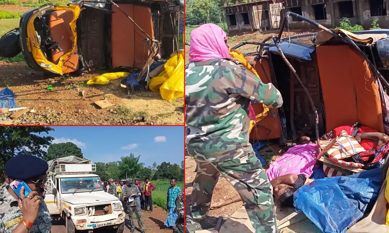 CG दर्दनाक हादसा : चार महिलाओं की भीषण सड़क हादसे में मौत, 3 की हालत गंभीर…. बाजार आ रही थी ऑटो से, रास्ते में ही पिकप से हुई जोरदार भिड़ंत