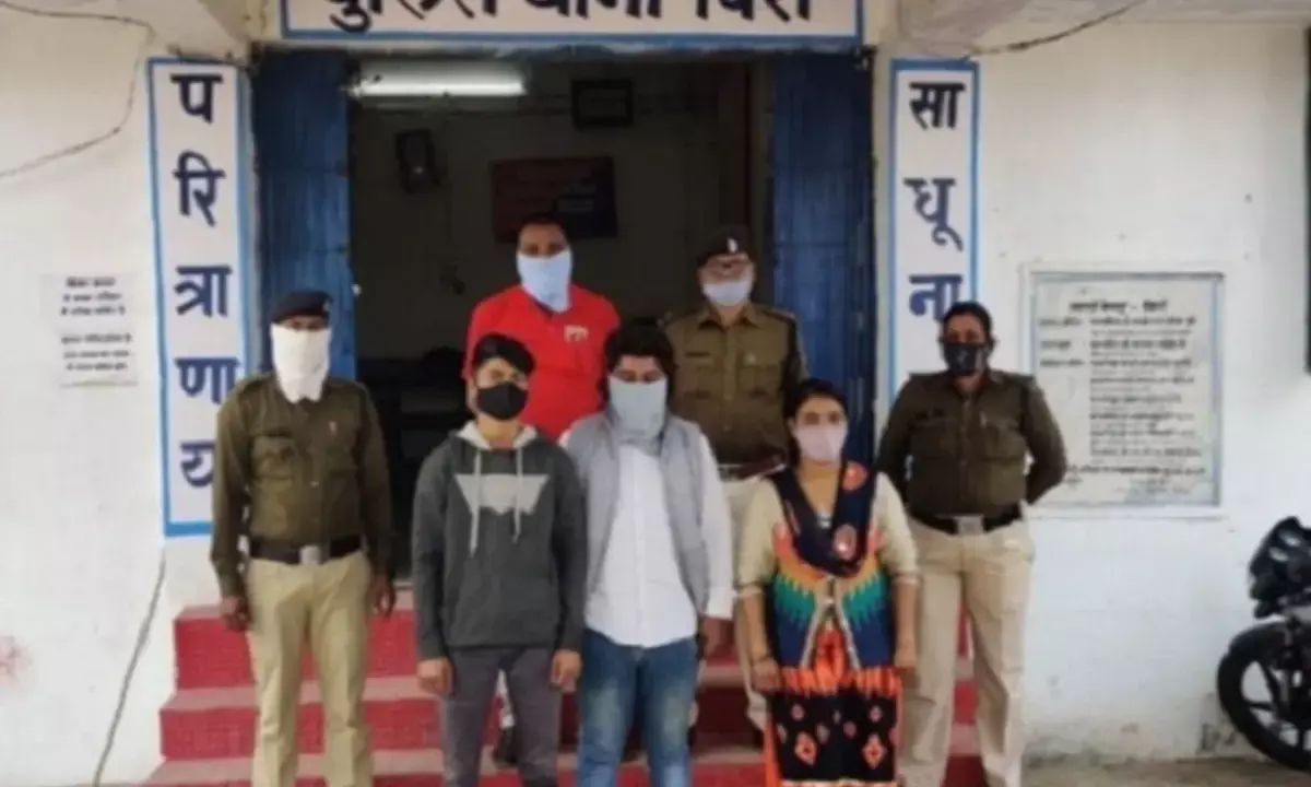 बीबी ने भाई के साथ मिलकर पति का किया अपहरण…..बंधक बनाकर बेदम पीटा…..जानिये क्या है पूरा मामला….मशक्कत के बाद आरोपी गिरफ्तार