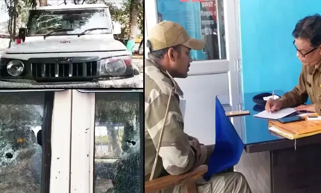 जवान ने गोलियां चलायी…. बोलेरो का पीछा करते हुए दागी अंधाधुंध गोलियां…एक युवक को लगी गोली …. SP ने कहा…