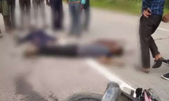 कोटवार सहित दो की मौतः तेज रफ्तार बस ने बाइक सवार को रौंदा, घंटों तड़पते रहे सड़क पर, लेट से पहुंची पुलिस… दो की मौत