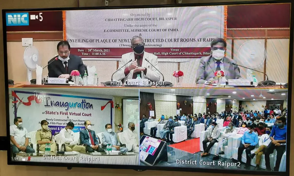 मुख्य न्यायाधीश ने किया राज्य के प्रथम वर्चुअल कोर्ट का ऑनलाइन शुभारंभ…