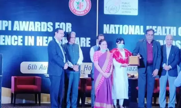 मानसिक स्वास्थ्य सेवाओं में उत्कृष्टता के लिए छत्तीसगढ़ को मिला एक्सीलेंस अवार्ड….