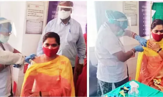 35 साल की विधायक ने लगवा लिया कोरोना वैक्सीन…….फेसबुक पर फोटो पोस्ट करते ही हुई ट्रोल….लोगों ने पूछा- 45 की हो गयी आप