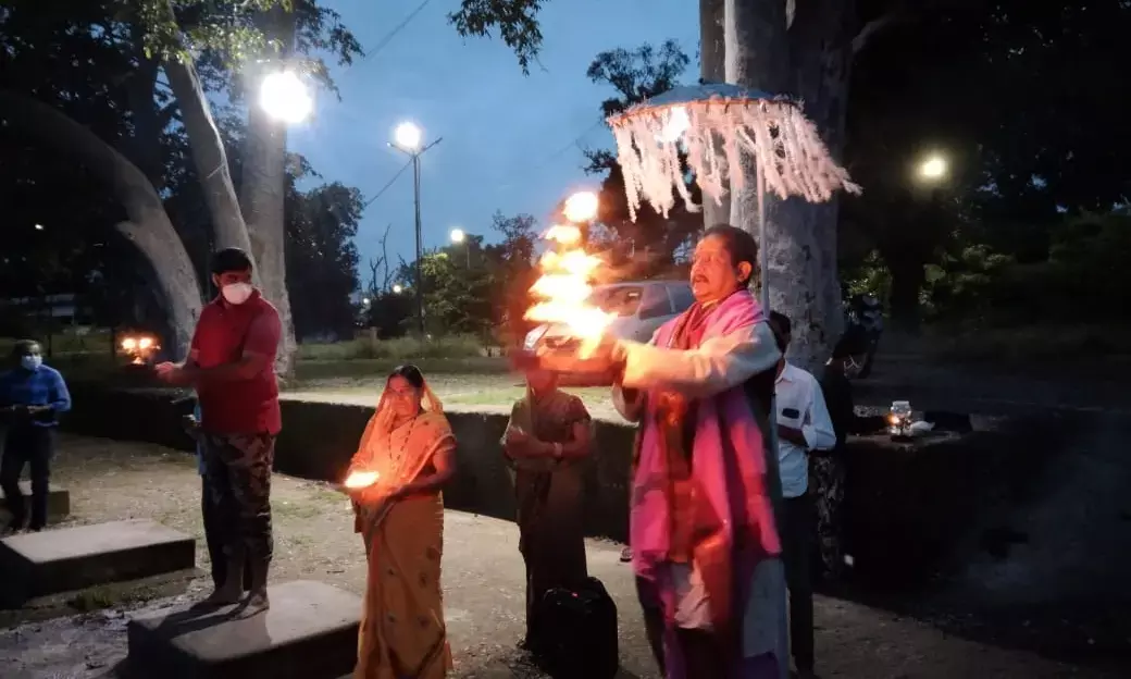 नयनाभिराम शिवगंगा महाआरती की 35 वी कड़ी, नदियों के प्रति आस्था को लेकर अनूठी पहल