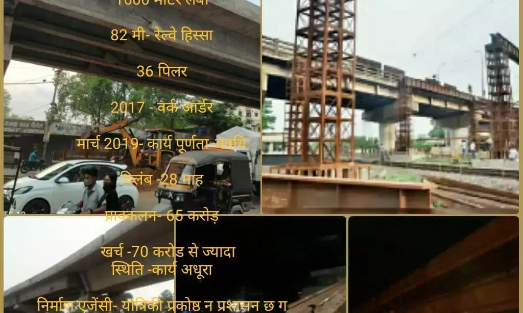 तिफरा फ्लाई ओवर …नौ दिन चले ढाई कोस की चाल, करोड़ो खर्च पर हाल बेहाल-पूर्व मंत्री  अमर अग्रवाल