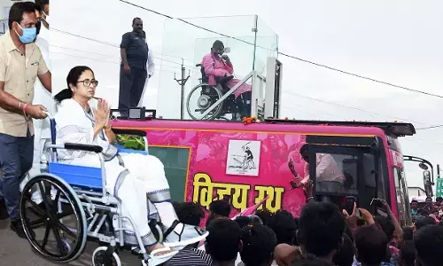 जोगी के चुनावी रथ को ममता बनर्जी को देने का अमित जोगी ने किया ऑफर…. ट्वीट कर लिखा- “पापा अगर जिंदा होते तो, चोटिल ममता दीदी के लिए यही करते”