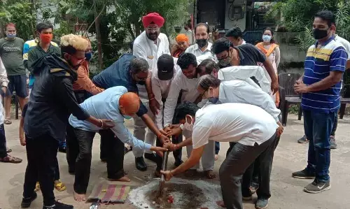 विधायक जुनेजा ने किया 9 लाख राशि के कार्य का भूमि पूजन