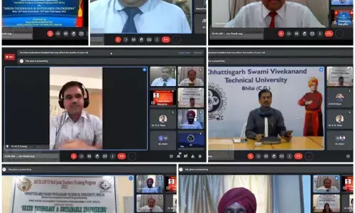 बीआईटी रायपुर में एआईसीटीई-सीएसवीटीयू के संयुक्त MOU के तहत आयोजित शिक्षक प्रशिक्षण कार्यक्रम शुरू