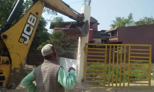 अवैध प्लाटिंग के खिलाफ़ निगम का अभियान जारी,8 जगहों पर की गई कार्रवाई