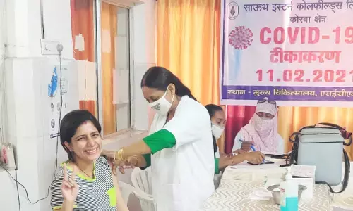 एसईसीएल के स्वास्थ्य केन्द्रों पर एक लाख से अधिक लोगों का टीकाकरण