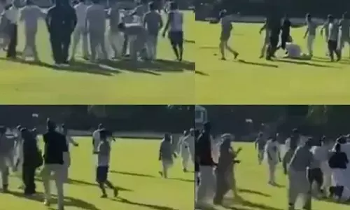 खिलाड़‍ियों पर हुआ हमला, मैच करना पड़ा रद्द, मारपीट का वीडियो वायरल…