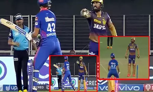 IPL 2021 DC vs KKR: मैच के दौरान जब बच्चों की तरह लड़ने लगे शिखर धवन और दिनेश कार्तिक- Video वायरल