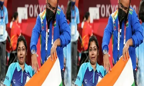Tokyo Paralympics: सेमीफाइनल में पहुंचने के बाद भावुक हो गई थीं भाविना, तिरंगे से लिपटकर यूं छलक पड़े थे आंसू