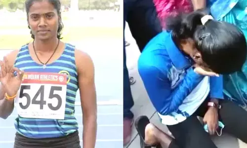 फूट-फूटकर रोयी एथलीट : …..ओलंपिक में खेल रही थी एथलीट, मां ने नहीं दी बहन की मौत की खबर….. घर लौटते ही मिली खबर, तो सभी के सामने फूट-फूटकर रोयी