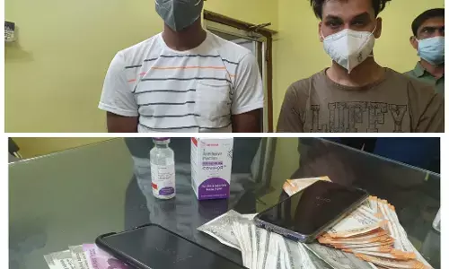 ग्राहक समझकर पुलिस को बेच रहे थे रेमडीसीवीर इंजेक्शन, दो आरोपी पकड़ाए…. दो इंजेक्शन और 94 हजार नगदी भी जब्त…