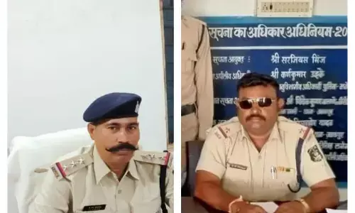 ब्रेकिंग : टीआई और ASI सस्पेंड : डीजीपी के निर्देश पर SP संतोष सिंह ने किया सस्पेंड, गाड़ी सहित अवैध गाँजा छोड़ने का आरोप