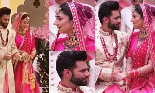 राहुल वैद्य आपने गर्लफ्रेंड दिशा परमार सांग लिए सात फेरे सोशल मीडिय पर फोटो शेयर कर लिखा – लाइव की नई शरुआत