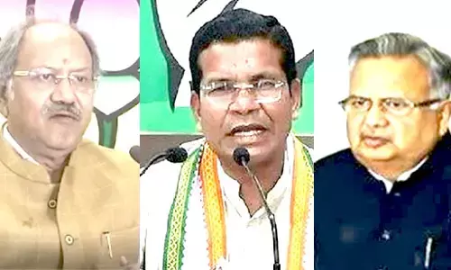 छत्तीसगढ़ में नया सियासी बवाल : बृजमोहन बोले- कई कांग्रेसी हमारे संपर्क में….मरकाम ने दिया जवाब तो … रमन बोले- डूबती नैय्या में कौन सवार होना चाहेगा भाई