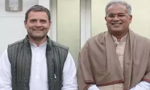 प्रेस कॉनफ़्रेंस के दौरान राहुल गांधी ने कई बार छत्तीसगढ़ और छत्तीसगढ़ के मुख्यमंत्री का किया ज़िक्र