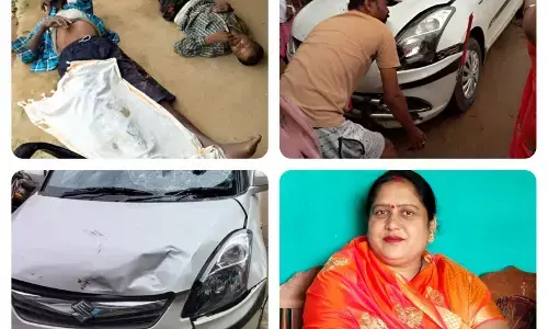 CG-हादसा: बीजेपी महिला मोर्चा प्रदेश अध्यक्ष की कार बाइक से टकराई… एक युवक का पैर टूटा, दो घायल