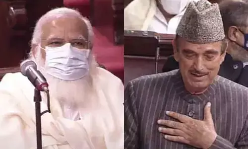 ग़ुलाम नबी आज़ाद की विदाई पर भावुक हुए PM मोदी, गीली आँखें..रुँधे कंठ से सैल्यूट करते हुए बोले मोदी – “पार्टी सत्ता आते रहती है उसे पचाना कोई आज़ाद से सीखे”