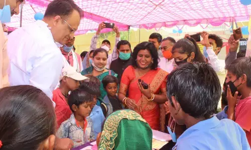 अंगना म शिक्षा: ज्ञान के लिए आज के प्रौद्योगिकी युग में कोई कारण बाधक नहीं आवश्यकता है तो केवल सीखने की इच्छाशक्ति की-कलेक्टर शिव अनंत तायल